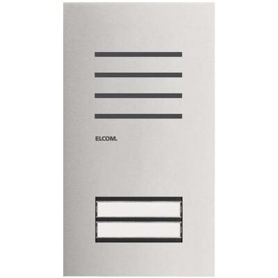 Elcom, Klingel + Türsprechanlage, ELCO REQ002Y Türstation Audio 2/1 2D Edelstahl ONE Elcom, Klingel + Türsprechanlage, ELCO REQ002Y Türstation Audio 2/1 2D Edelstahl ONE