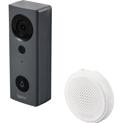 Sygonix, Klingel + Türsprechanlage, IP-Video-Türsprechanlage WLAN, Funk Grau, Weiss (Funk, WLAN) Sygonix, Klingel + Türsprechanlage, IP-Video-Türsprechanlage WLAN, Funk Grau, Weiss (Funk, WLAN)