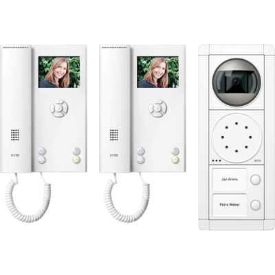 Schneider Electric Klingel + Türsprechanlage, Portier Video Set WE weiss/weiss - Video Door Intercom System Schneider Electric Klingel + Türsprechanlage, Portier Video Set WE weiss/weiss - Video Door Intercom System
