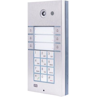 2N, Klingel + Türsprechanlage, IP Vario - 3x2 Tasten, Tastatur, Kamera (App, Kabelgebunden) 2N, Klingel + Türsprechanlage, IP Vario - 3x2 Tasten, Tastatur, Kamera (App, Kabelgebunden)