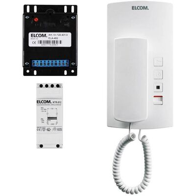 Elcom, Klingel + Türsprechanlage, AEK-1 1000141 Audio Einbaukit 1WE Elcom, Klingel + Türsprechanlage, AEK-1 1000141 Audio Einbaukit 1WE