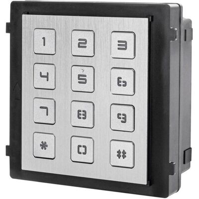 Abus Klingel + Türsprechanlage, Nummerntastatur-Modul für Türsprechanlage (Edelstahl) (Kabelgebunden) Abus Klingel + Türsprechanlage, Nummerntastatur-Modul für Türsprechanlage (Edelstahl) (Kabelgebunden)