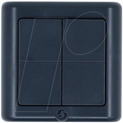 Shelly, Lichtschalter + Storenschalter, BLU Wall Switch 4 ZB DK Shelly, Lichtschalter + Storenschalter, BLU Wall Switch 4 ZB DK