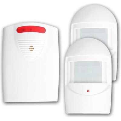 Orno OR-MA-718 Funk-Alarm-Set - PIR-Sensoren, 90dB, IP44 Orno OR-MA-718 Funk-Alarm-Set - PIR-Sensoren, 90dB, IP44