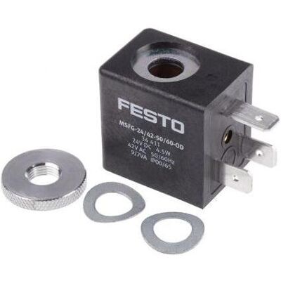 Festo, Zubehör Elektroinstallation, Solenoid Valve Coil 24 Vdc / 42 Vac Festo, Zubehör Elektroinstallation, Solenoid Valve Coil 24 Vdc / 42 Vac