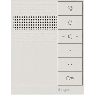 Hager, Klingel + Türsprechanlage, RTQ620X (Ethernet, Kabelgebunden) Hager, Klingel + Türsprechanlage, RTQ620X (Ethernet, Kabelgebunden)