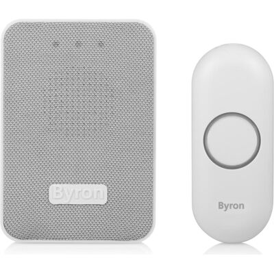 Byron Funk-Gongset - Grau, Weiß - Türklingel Byron Funk-Gongset - Grau, Weiß - Türklingel