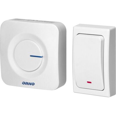 ORNO - ONDO AC - Weiß - Batteriefrei - Türklingel ORNO - ONDO AC - Weiß - Batteriefrei - Türklingel