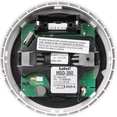 Satel, Gefahrenmelder, Wireless Smoke Sensor Msd-350 Satel, Gefahrenmelder, Wireless Smoke Sensor Msd-350
