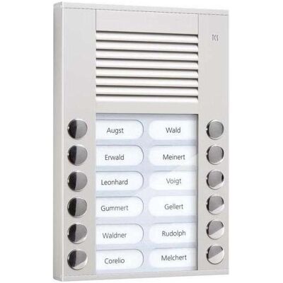 TechniSat PES12-EN/04 Türsprechanlage - 12 Tasten, 2 Reihen, Silber TechniSat PES12-EN/04 Türsprechanlage - 12 Tasten, 2 Reihen, Silber