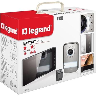 Legrand, Klingel + Türsprechanlage, EASYKIT Plus Video-Türsprechanlagen-Set (Drahtgebunden, Kabelgebunden) Legrand, Klingel + Türsprechanlage, EASYKIT Plus Video-Türsprechanlagen-Set (Drahtgebunden, Kabelgebunden)