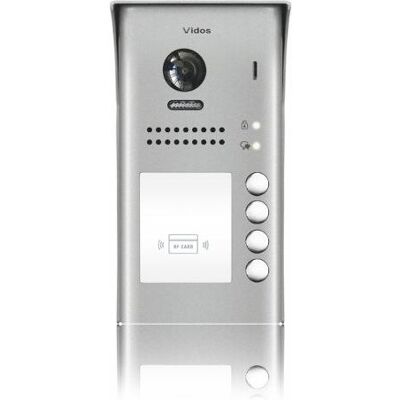 Vidos, Klingel + Türsprechanlage, DUO S1104A Vierfamilien-Türstation (Kabelgebunden) Vidos, Klingel + Türsprechanlage, DUO S1104A Vierfamilien-Türstation (Kabelgebunden)