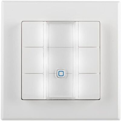 EQ-3, Lichtschalter + Storenschalter, Homematic IP Wired Wandtaster HmIPW-WRC6 EQ-3, Lichtschalter + Storenschalter, Homematic IP Wired Wandtaster HmIPW-WRC6