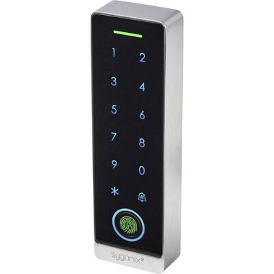 Sygonix, Zutrittskontrolle, SY-7372602 Fingerprint/RFID Zugangssystem Aufputz 12 V/DC, 18 V/DC IP66 (Fingerabdruck, Smartphone) Sygonix, Zutrittskontrolle, SY-7372602 Fingerprint/RFID Zugangssystem Aufputz 12 V/DC, 18 V/DC IP66 (Fingerabdruck, Smartphone)