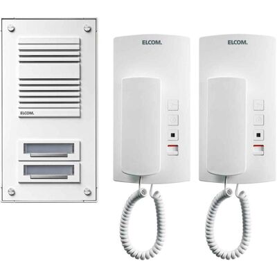 Elcom, Klingel + Türsprechanlage, ELCO ASP-2WS Antivandal-Audioset AP 2WE 100.072.4 weiss RAL9016 (Kabelgebunden) Elcom, Klingel + Türsprechanlage, ELCO ASP-2WS Antivandal-Audioset AP 2WE 100.072.4 weiss RAL9016 (Kabelgebunden)