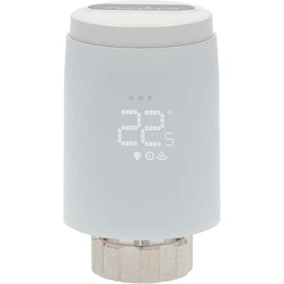 Nedis 2er-Set Smartes Heizkörperthermostat inkl. Zigbee-Gateway, Thermostat, Weiss Nedis 2er-Set Smartes Heizkörperthermostat inkl. Zigbee-Gateway, Thermostat, Weiss