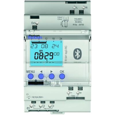 THEBEN AG 6410330 - Timer - Digitaler 1-Kanal, Jahresprogramm, Bluetooth App-Steuerung THEBEN AG 6410330 - Timer - Digitaler 1-Kanal, Jahresprogramm, Bluetooth App-Steuerung