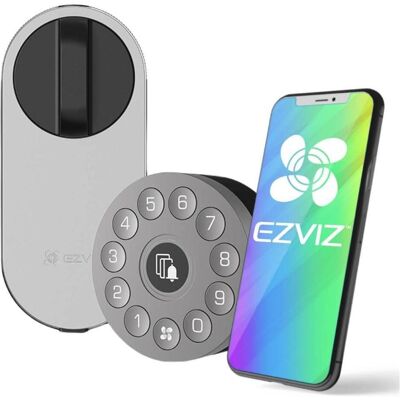 EZVIZ DL01S + DL01CP Smarte Türschloss - WLAN, Schlüssellos, IP56 EZVIZ DL01S + DL01CP Smarte Türschloss - WLAN, Schlüssellos, IP56