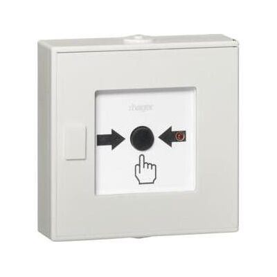 Hager, Einbruchschutz + Alarmanlage, Funk-Druckknopfmelder TG558B Hager, Einbruchschutz + Alarmanlage, Funk-Druckknopfmelder TG558B