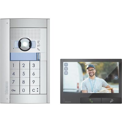Bticino, Klingel + Türsprechanlage, VIDEOS. TÜRST+CODEL+CLASSE300X (CODE + C300X DARK) (Kabelgebunden, WLAN) Bticino, Klingel + Türsprechanlage, VIDEOS. TÜRST+CODEL+CLASSE300X (CODE + C300X DARK) (Kabelgebunden, WLAN)