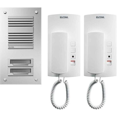 Elcom, Klingel + Türsprechanlage, ELCO ASU-2EL ASU-2 EL Antivandal-Audioset UP 2Tln. 100.052.1 Elcom, Klingel + Türsprechanlage, ELCO ASU-2EL ASU-2 EL Antivandal-Audioset UP 2Tln. 100.052.1