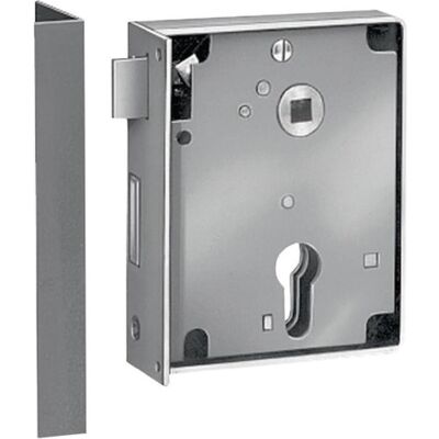AMF Modell 21 DIN Außen Türschloss - Schwere galvanisierte, nicht umdrehbare Falle, 60mm Dorn AMF Modell 21 DIN Außen Türschloss - Schwere galvanisierte, nicht umdrehbare Falle, 60mm Dorn