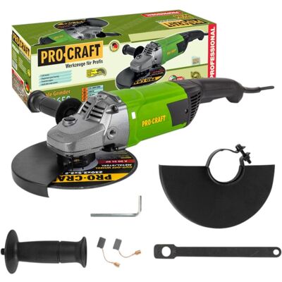 Procraft, Winkelschleifer, PW2650 Winkelschleifer 2600 Watt 230 mm (230 mm) Procraft, Winkelschleifer, PW2650 Winkelschleifer 2600 Watt 230 mm (230 mm)