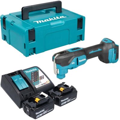 Makita, Multifunktionswerkzeug, DTM 53 RTJ Akku Multifunktionswerkzeug 18 V OIS / Starlock Brushless + 2x Akku 5,0 Ah + (Multifunktionswerkzeug) Makita, Multifunktionswerkzeug, DTM 53 RTJ Akku Multifunktionswerkzeug 18 V OIS / Starlock Brushless + 2x Akku 5,0 Ah + (Multifunktionswerkzeug)