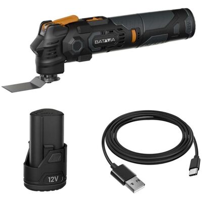 Batavia, Multifunktionswerkzeug, 12V multitool AVS 2.0 set (1 x battery 2Ah / 1 x USB charging cable) (Multifunktionswerkzeug) Batavia, Multifunktionswerkzeug, 12V multitool AVS 2.0 set (1 x battery 2Ah / 1 x USB charging cable) (Multifunktionswerkzeug)