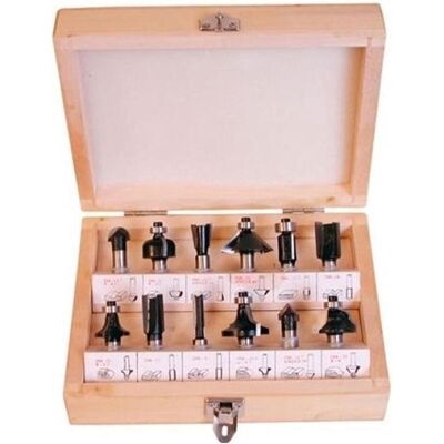 Hikoki, Fräser, Hitachi Wood cutter set 12 pcs. Hikoki, Fräser, Hitachi Wood cutter set 12 pcs.