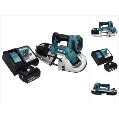 Makita, Dekupiersäge + Bandsäge, DPB 183 RG1 Akku Bandsäge 18 V 66 mm Brushless + 1x Akku 6,0 Ah + Ladegerät (Bandsäge) Makita, Dekupiersäge + Bandsäge, DPB 183 RG1 Akku Bandsäge 18 V 66 mm Brushless + 1x Akku 6,0 Ah + Ladegerät (Bandsäge)