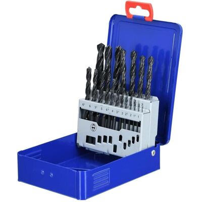 SW-Stahl, Bohrereinsatz, 80419L HSS-Satz 19 tlg. 1-10 mm in Metallkassette (1 Millimeter, 10 Millimeter, 2 Millimeter, 3 Millimeter, 4 Millimeter, 5 Millimeter, 6 Millimeter, 7 Millimeter, 8 Millimeter, 9 Millimeter) SW-Stahl, Bohrereinsatz, 80419L HSS-Satz 19 tlg. 1-10 mm in Metallkassette (1 Millimeter, 10 Millimeter, 2 Millimeter, 3 Millimeter, 4 Millimeter, 5 Millimeter, 6 Millimeter, 7 Millimeter, 8 Millimeter, 9 Millimeter)