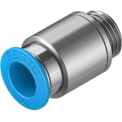 Festo, Rohrverbindungstechnik, Push-in Fitting, Male G1/4, 10mm, Hex Festo, Rohrverbindungstechnik, Push-in Fitting, Male G1/4, 10mm, Hex