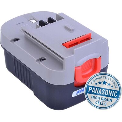 Avacom, Werkzeugakku + Ladegerät, Náhradní baterie BLACK & DECKER A144, A1714 Ni-MH 14,4V 3000mAh, články PANASONIC (14.40 V) Avacom, Werkzeugakku + Ladegerät, Náhradní baterie BLACK & DECKER A144, A1714 Ni-MH 14,4V 3000mAh, články PANASONIC (14.40 V)