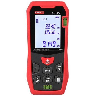 UNI-T LM100A Laser-Distanzmesser - 100m, ±2mm UNI-T LM100A Laser-Distanzmesser - 100m, ±2mm