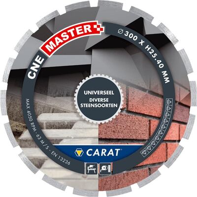 Carat, Sägeblatt, CNE Master Diamantzaag Univereel 350x25,4mm - CNEM350400 Carat, Sägeblatt, CNE Master Diamantzaag Univereel 350x25,4mm - CNEM350400