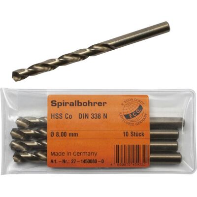 Dönges, Bohrereinsatz, HSS-Spiralbohrer Co 5%, Ø 1,0 mm (1.0 mm) Dönges, Bohrereinsatz, HSS-Spiralbohrer Co 5%, Ø 1,0 mm (1.0 mm)