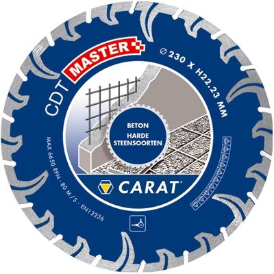 Carat, Sägeblatt, CDTM230300 Diamanttrennscheibe TURBO CDT MASTER 230x22.2MM Carat, Sägeblatt, CDTM230300 Diamanttrennscheibe TURBO CDT MASTER 230x22.2MM
