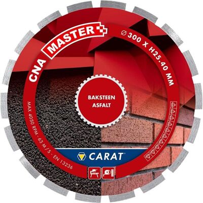 Carat, Sägeblatt, diamantzaagblad nat - 350 x 25.4 mm - CNAB voorbaksteen Carat, Sägeblatt, diamantzaagblad nat - 350 x 25.4 mm - CNAB voorbaksteen