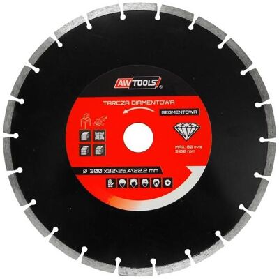 Awtools, Sägeblatt, DIAMANTKLINGE 300x25,4-22,2 Awtools, Sägeblatt, DIAMANTKLINGE 300x25,4-22,2