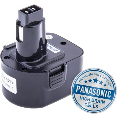 Avacom, Werkzeugakku + Ladegerät, Náhradní baterie BLACK & DECKER A9252 Ni-Mh 12V 3000mAh, články PANASONIC (12 V) Avacom, Werkzeugakku + Ladegerät, Náhradní baterie BLACK & DECKER A9252 Ni-Mh 12V 3000mAh, články PANASONIC (12 V)