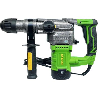 Procraft, Bohrmaschine + Akkuschrauber, BH1300 Kombihammer 1050 Watt 4,5 J SDS plus + Koffer (Bohrhammer) Procraft, Bohrmaschine + Akkuschrauber, BH1300 Kombihammer 1050 Watt 4,5 J SDS plus + Koffer (Bohrhammer)