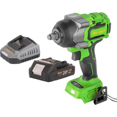 Procraft, Bohrmaschine + Akkuschrauber, PWA36bb Akku Schlagschrauber 20 V 850 Nm 1/2 Brushless + 1x Akku 2,0 Ah + Ladegerät (Bohrschrauber, Schlagschrauber) Procraft, Bohrmaschine + Akkuschrauber, PWA36bb Akku Schlagschrauber 20 V 850 Nm 1/2 Brushless + 1x Akku 2,0 Ah + Ladegerät (Bohrschrauber, Schlagschrauber)