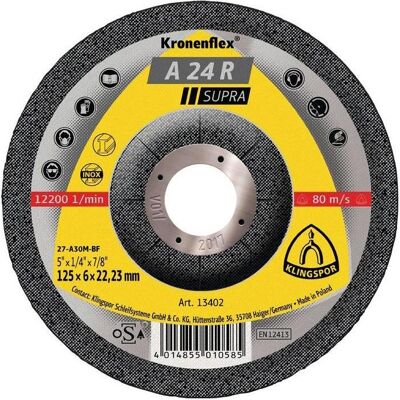 Klingspor A 24 R Supra - Stahltrennscheibe 125mm - 3 Varianten Klingspor A 24 R Supra - Stahltrennscheibe 125mm - 3 Varianten