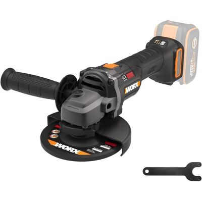 Worx WX814.9 20V Max Winkelschleifer - 125mm, bürstenlos, leicht Worx WX814.9 20V Max Winkelschleifer - 125mm, bürstenlos, leicht