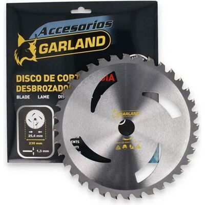 Garland, Sägeblatt, Brushcutter cutting blade, 36 teeth, ø230 x 25.4 x 1.3 mm Garland, Sägeblatt, Brushcutter cutting blade, 36 teeth, ø230 x 25.4 x 1.3 mm
