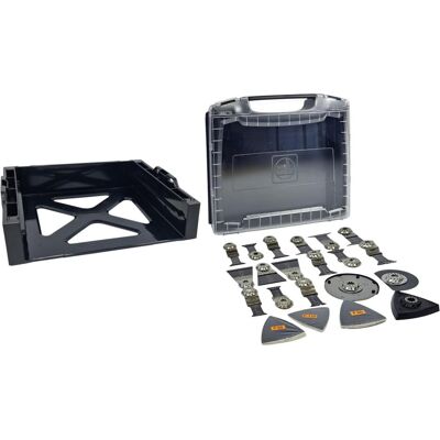 Fein, Multifunktionswerkzeug, Multitool Zubehör Set Starlock Plus 33 tlg. + i-Boxx + i-Rack kompatibel mit L-Boxx 136 Fein, Multifunktionswerkzeug, Multitool Zubehör Set Starlock Plus 33 tlg. + i-Boxx + i-Rack kompatibel mit L-Boxx 136