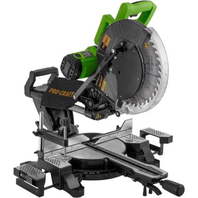 Procraft, Kappsäge + Gehrungssäge, PGS305 Kapp- und Gehrungssäge 2000 W + 305 mm Sägeblatt 40 Z & Staubfangbeutel Procraft, Kappsäge + Gehrungssäge, PGS305 Kapp- und Gehrungssäge 2000 W + 305 mm Sägeblatt 40 Z & Staubfangbeutel