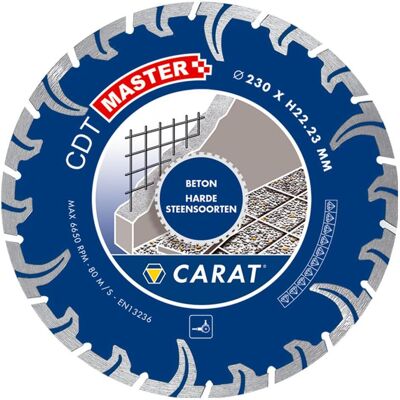 Carat, Sägeblatt, CDTM230300 Diamanttrennscheibe TURBO CDT MASTER 230x22.2MM Carat, Sägeblatt, CDTM230300 Diamanttrennscheibe TURBO CDT MASTER 230x22.2MM