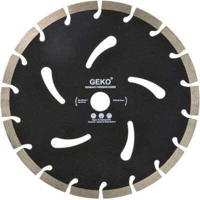 GEKO Diamantschneidscheibe - 230mm Segment, Nass & Trocknen GEKO Diamantschneidscheibe - 230mm Segment, Nass & Trocknen